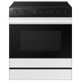 Samsung - Bespoke Smart Slide-In Electric Range 6.3 cu. ft. with Air Sous Vide & Air Fry - White Glass - Image 1