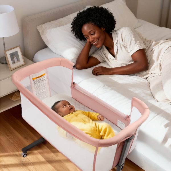 AILEEKISS-Baby-Bassinet-with-Wheels-Adjustable-Bedside-Sleeper-Bassinet-Newborn-Baby-Crib-Pink_cb67c40f-f5eb-4ce8-8be6-bbfd88a0fa72.44a7d7fe4e38a2fede2733194c40fb48.jpg