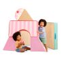 Battat Cloud Castle Foam Fort Building Set with 5 Multicolor Play Shapes, Indoor Toy for 12 Months + - Image 1
