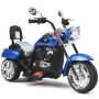 Costway 6V Kids Ride on Chopper Motorcycle 3 Wheel Trike with Headlight and Horn Pink - Image 1