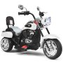 Costway 6V Kids Ride on Chopper Motorcycle 3 Wheel Trike with Headlight and Horn Pink - Image 1