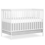 Dream On Me Synergy 5-in-1 Convertible Crib in Cherry, Greenguard Gold Certified - Image 1