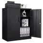 Fesbos Metal Storage Cabinets with Lock Door, Small Locker Adjustable Shelves Organizer Steel Cabinets, Home, Office,Warehouse,Garage,Industrial - Image 1