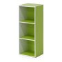 Furinno 11003WH 3 - Tier Open Shelf Bookcase, White Color - 12" W x 31.5" H x 9.3" D - Image 1