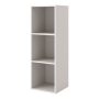 Furniture of America Seni Stackable Wood 3-Cube Bookcase in Black - Image 1