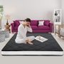 MOPHOTO Floor Mattress Futon Mattress Extra Thick Folding Sleeping Pad Futon Mattress Portable Camping Mattress Full Size (80*54*4in) - Image 1
