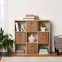 Mainstays 9 Cube Storage Organizer, Spring Pine - Image 1