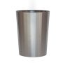 (2 pack) Mainstays Brushed Nickel Metal Bathroom Wastebasket, 2.2 gal - Image 1