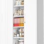 SOLAURA 71" Metal Garage Storage Cabinet with Locking Doors and Adjustable Shelves for Home, Office(Black) - Image 1