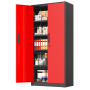 SOLAURA 71" Metal Garage Storage Cabinet with Locking Doors and Adjustable Shelves for Home, Office(Black) - Image 1