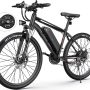 TotGuard Electric Bike for Adults 27.5" E-Bike with 500W Motor, Electric Mountain Bike with 48V 10Ah Battery, Lockable Suspension Fork, Shimano 21 Speed Gears UL2849 - Image 1