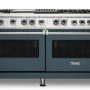 Viking - 5-Series Dual Fuel Self-Clean 60"W Sealed Burner Range - Squall - Image 1