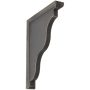 2-1/4 in. x 7 in. x 5 in. Chalk Dust White Hamilton Traditional Wood Vintage Decor Bracket - Image 1