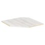 Style+ 25.12 in. W Bleached Walnut Corner Shelf Kit - Image 1