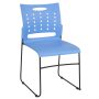Plastic Stackable Chair in Orange - Image 1