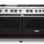 Viking - 5-Series Dual Fuel Self-Clean 60"W Sealed Burner Range - Onyx - Image 1