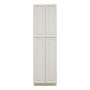 LaPort Assembled 30x90x24 in. 4 Door Tall Pantry with 6 Shelves in Classic White - Image 1