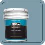 1 gal. #S470-4 Dolphin Blue Flat Exterior Paint & Primer - Image 1