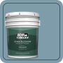 1 gal. #S470-4 Dolphin Blue Flat Exterior Paint & Primer - Image 1