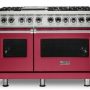 Viking - 5-Series Dual Fuel Self-Clean 48"W Sealed Burner Range - Valentine - Image 1