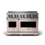 Viking - 48 in. Wide 6 Elements 5 Series Freestanding Electric Induction Range - Blush - Image 1