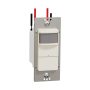 X Series 15 Amp Single Pole PIR Bedroom/Bathroom Occupancy Sensor Light Control Back Wires Matte White - Image 1