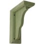 2-1/4 in. x 7 in. x 5 in. Chalk Dust White Hamilton Traditional Wood Vintage Decor Bracket - Image 1