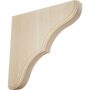 1-3/4 in. x 10 in. x 10 in. Red Oak Stratford Wood Bracket - Image 1