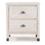 Baja 2-Drawer Walnut Nightstand - Image 1