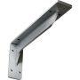 2 in. x 3 3/4 in. x 6 in. Hammered Light Blue Embrey Steel Bracket - Image 1