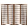 4 ft. Short Window Pane Shoji Screen - Natural - 4 Panels - Image 1