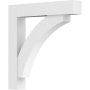 5 in. x 36 in. x 36 in. Thorton Bracket with Block Ends, Standard Architectural Grade PVC Bracket - Image 1