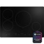 GE Profile - 30 in. Wide 4 Element Built-In Electric Induction Cooktop with 4 Elements, Slide Touch Controls, and Power Boost - Black - Image 2