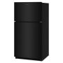 Amana - 33 in. Wide 21.3 cu. ft. Top-Freezer Refrigerator With Dual Crisper Drawers - Black - Image 4