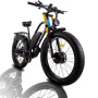 [EU DIRECT] KETELES XF4000 Electric Bike 48V 23AH Removable Battery 1000W*2 Dual Motors Recommended Top Speed 25KM/H 26inch Tires 90KM Max Mileage 200KG Max Load Electric Bicycle - Image 1