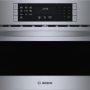 Bosch - 800 Series 1.6 Cu. Ft. Convection Built-In Microwave with Sensor Cooking - Stainless Steel - Image 1