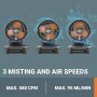 WORX - WX097L.9 20V Misting Fan - Black - Image 3