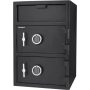 Barska - Large Digital Depository Safe with Drop Slot-Solid Steel, Dual Keypad Access, 5 Deadbolts - Black - Image 1