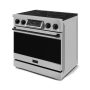 36 in. Wide 5 Elements Gordon Ramsay Series by Thor Kitchen 6.0 Cu. Ft Freestanding Electric Range with Black Hardware - Stainless Steel - Image 2