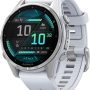 Garmin - fēnix 8 AMOLED GPS Smartwatch 43mm Fiber-reinforced polymer - Silver - (2024) - Image 1