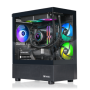 Thermaltake - LCGS View u2660T-170 Gmng Dsktp Intel Core Ultra7 265KF 2025 32GB DDR5 Memory NVIDIA GeForce RTX 5060 Ti 8GB 1TB NVMe M2 - Black - Image 1