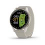 Garmin - Approach S50 GPS Smartwatch 43mm Anodized Aluminum - Cream Gold Aluminum Bezel with Nylon Band - (2025) - Image 1