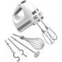 KitchenAid - 9-Speed Hand Mixer with Turbo Beater II Accessories - White - Image 1