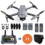 Contixo - F29 Altura Max 4K GPS Drone with 3-Axis Gimbal, 5" Screen Remote, 3KM Range, 23-Min Flight, No FAA Needed - Dark Gray - Image 1
