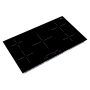 Forno Appliances - 36 in. Wide 5 Element Parco Built-In Electric Induction - Black - Image 2