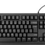 Best Buy essentials™ - Full-size Wired Membrane Keyboard - Black - Image 1