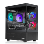 Thermaltake - LCGS View 7660-170 Gaming Desktop AMD Ryzen 5 7600X 2022 32GB Memory NVIDIA GeForce RTX 5060 1TB SSD NVMe M.2 - Black - Image 1