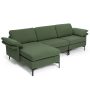 Extra Large L-shaped Sectional Sofa with Reversible Chaise - Image 1
