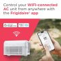 Frigidaire - Gallery 115V 10,000 BTU 450 Sq. Ft. Smart Inverter Window Air Conditioner with Remote - White - Image 4