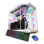 iBUYPOWER - Y70 Snow Gaming Desktop PC - AMD Ryzen 9 9900X, NVIDIA GeForce RTX 5070Ti 16GB, 64GB DDR5 RGB,1TB SSD - White - Image 1